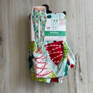 NWT Two Left Feet Women’s Holiday Leggings